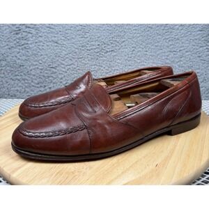 Johnston & Murphy Men's Size 11.5 M Burgundy Penny Loafers Dress Shoes 20 6283